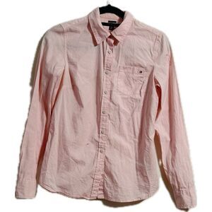 Tommy Hilfiger Pink Casual Button Down Shirt